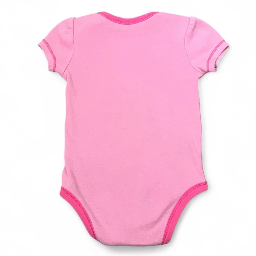 DC Comics Warner Bros Baby Girl Pink Superhero Onesie - Size 6/9 Months